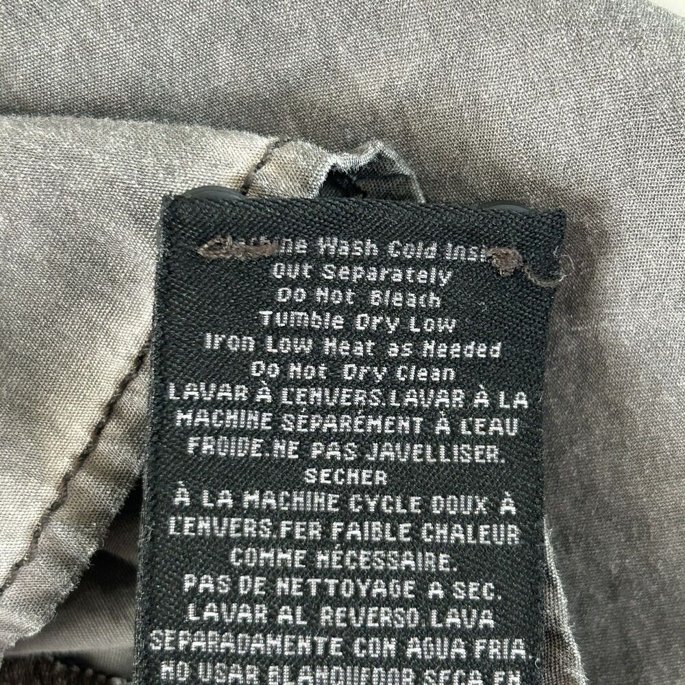 Affliction Black Premium Men XL Speed Shop Skull Button Up Shirt Gray Biker Y2K - Picture 11 of 11